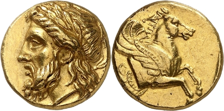 Mysie - Lampsaque Statère d’or (c.350).