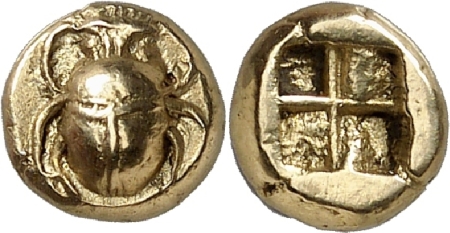 Uncertain Ionia. c. 550-480 BC. Hemihecton (1/12 statère).