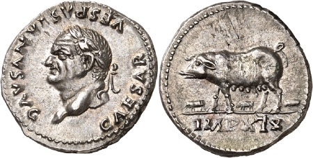 Vespasien (69-79) Denier - Rome (78-79).