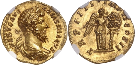 Lucius Verus (161-169). Aureus - Rome (164 ou 166).