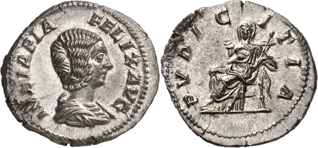 Julia Domna. Denier - Rome (211-217).
