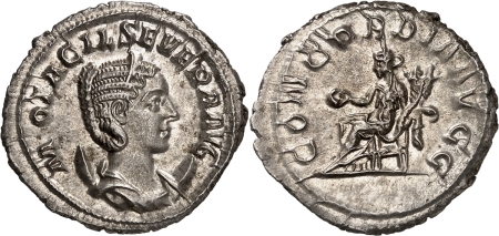 Otacilia Severa (244-249) Antoninien en argent - Rome.