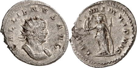 Gallien (253-268). Antoninien en argent - Milan (260-261).