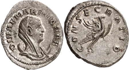 Mariniana. Antoninien en argent - Rome (254-256).