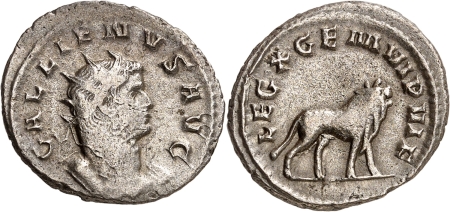 Gallien (253-268). Antoninien en argent - Milan (260-262).