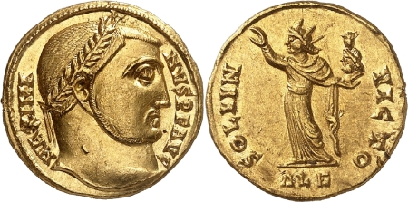 Maximinus II Daia (305-313) Aureus - Alexandrie (311-313).