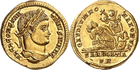 Constantin II César (317-337) Solidus - Trèves (322).