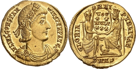 Constantius II augustus (337 – 361) Solidus - Nicomedia (340-351).