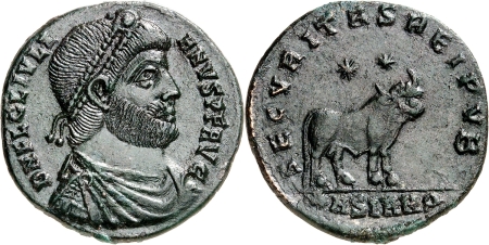 Julien II (360-363). Double majorina - Syrmie (361-363).