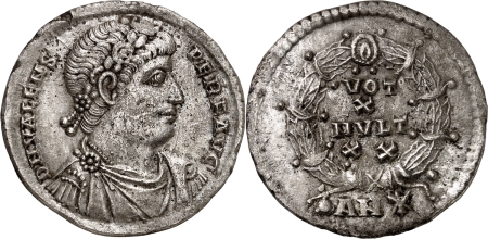 Valens (364-378). Multiple de 2 Miliaresion ou 4 Siliques en argent - Antioche (369).