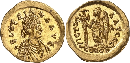 Vérine. Solidus - Constantinople (457-474).