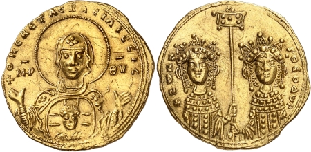 Zoé et Théodora (avril-juin 1042) Histamenon nomisma - Constantinople (1042).