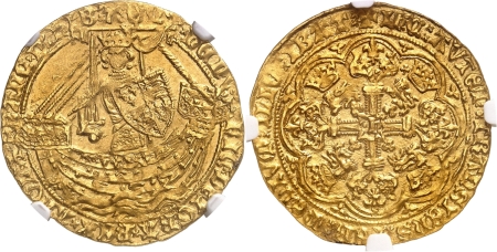 Angleterre. Henri IV (1399-1413). Noble d’or - Non daté.
