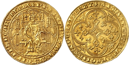 France. Philippe VI (1328-1350). Chaise d'or - Emission du 17 juillet 1346.