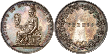 Italie - Venise. Médaille d'argent - Non daté Milan - L.