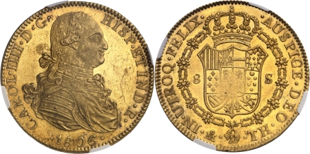 Mexique. Charles IV (1788-1808). 8 escudos or - 1806 Mo TH Mexico.