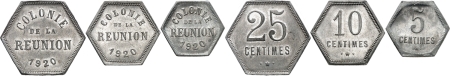 Réunion. Chambre de Commerce de Saint-Denis 25 centimes - 1920.
