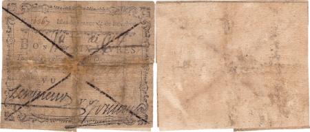 Isles de France et Bourbon (Maurice et Réunion) 6 livres au soleil 2° type - Emission de 1778.