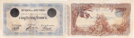 Réunion. 25 francs - (1919).