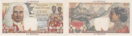 Réunion - C.C.F.O.M. 100 francs « La Bourdonnais » - (1946).