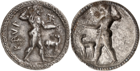 Bruttium - Caulonia - Nomos (c. 525-500)