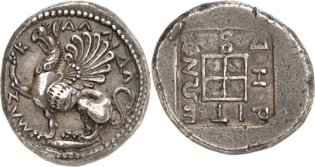 Thrace - Abdère - Kallidamas (c. 450-425) - Tétradrachme (c. 450-425)