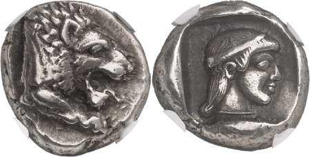 Carie - Cnidus - Drachme (500-450 BC)