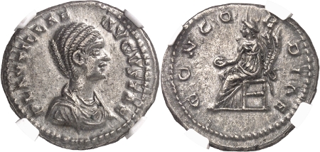 Plautille - Denier (202-205) - Laodicea