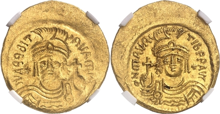 Maurice Tibère (582-602) - Solidus de 23 siliques (582-602)