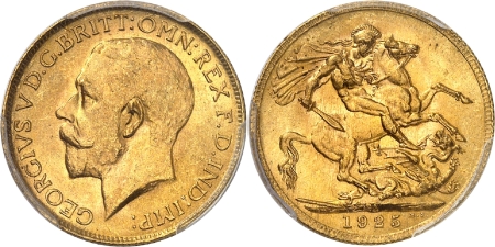 Georges V (1910-1936) - Souverain or - 1925 SA Prétoria