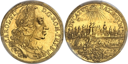 Ratisbonne - Charles VII (1742-1745) - Ducat or - Non daté (1742)