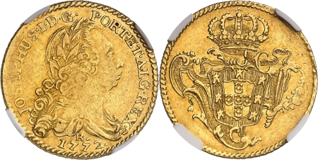 Joseph Ier (1750-1777) - 3.200 reis or - 1772 R Rio