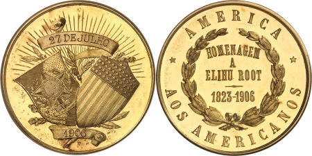 République (1889 à nos jours) - Médaille en or - 1906 - J. FERREZ