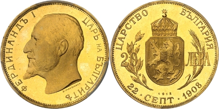 République Populaire (1946-1989) - 20 leva or - 1912