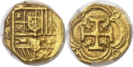 Philippe IV (1621-1665) - 2 escudos or - Date illisible S R Séville