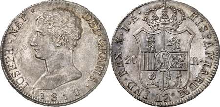 Joseph-Napoléon (1808-1813) - 20 réales - 1810 M IA Madrid