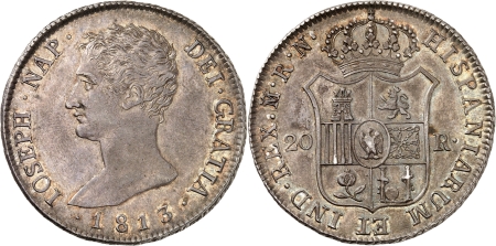 Joseph-Napoléon (1808-1813) - 20 réales - 1813 M Madrid