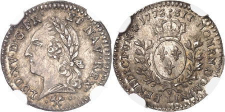 Louis XV (1715-1774) - 1/20ème d'écu (6 sols) à la vielle tête - 1773 L Bayonne