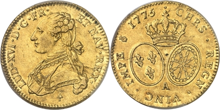 Louis XVI (1774-1792) - Double louis d'or au buste habillé - 1775 A Paris