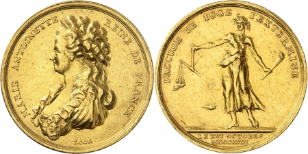 France Louis XVI (1774-1792) Médaille en or au poids d’un 4 ducats - 1793 - LOOS