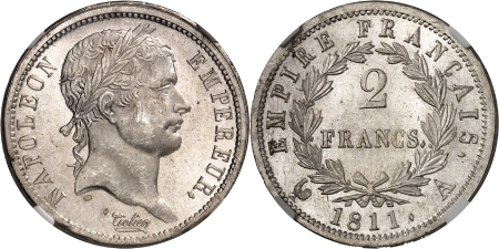 Napoléon Ier (1804-1814) - 2 francs - 1811 A Paris