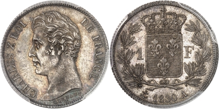Charles X (1824-1830) - Epreuve du franc - 1830 A Paris
