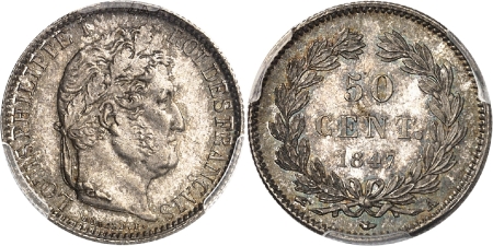 Louis-Philippe (1830-1848) - 50 centimes - 1847 A Paris