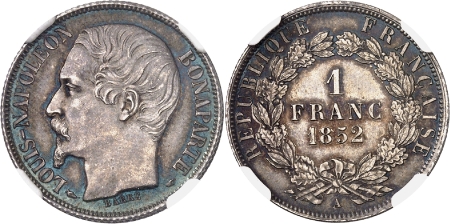 IIème République (1848-1852) - Franc - 1852 A Paris
