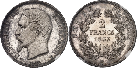 Napoléon III (1852-1870) - 2 francs - 1853 A Paris