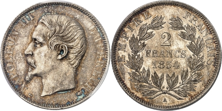 Napoléon III (1852-1870) - 2 francs - 1854 A Paris