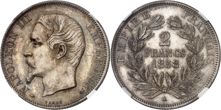 Napoléon III (1852-1870) - 2 francs - 1858 A Paris