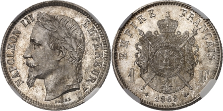 Napoléon III (1852-1870) - Franc - 1868 A Paris