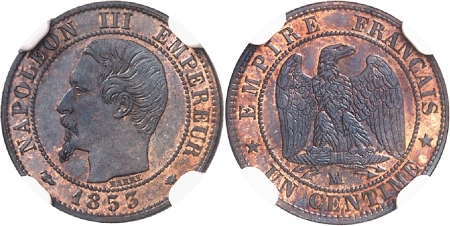 Napoléon III (1852-1870) - Centime - 1853 MA Marseille