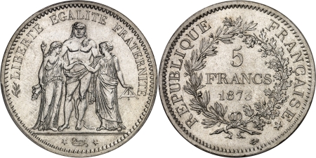 Vème République (1959 à nos jours) - Epreuve en argent du 10 francs Hercule - 1964